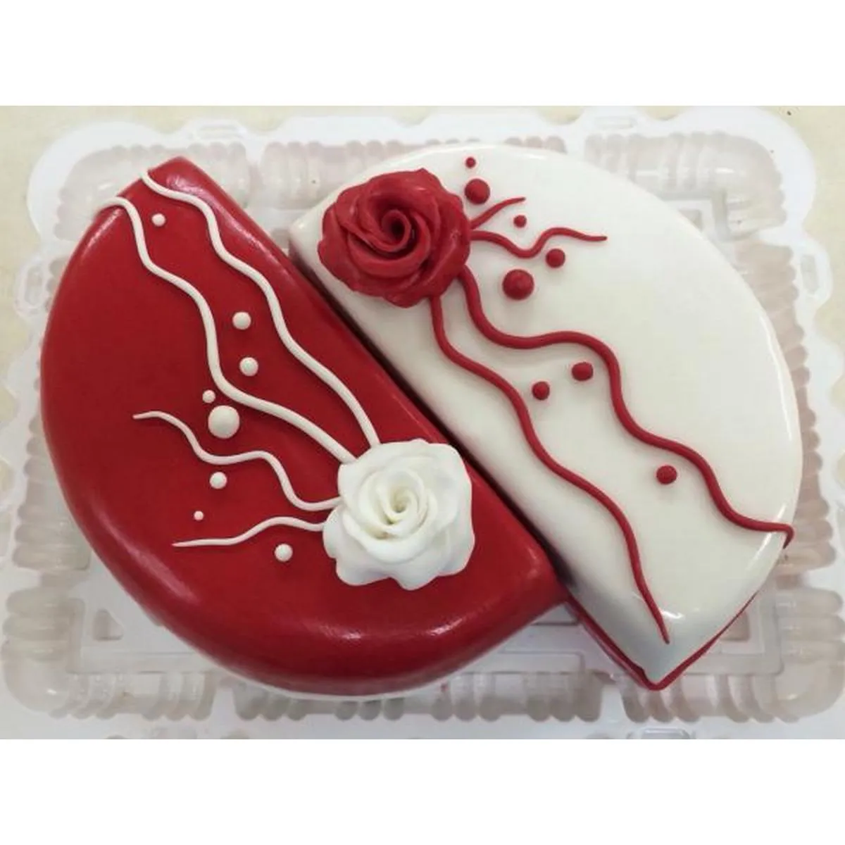 Торт Красное и белое